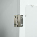 kleankin Bathroom Mirror Cabinet with Magnetic Door, Bathroom Cabinet with Mirror, Adjustable Shelf, White