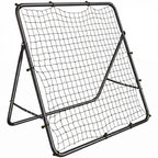 SPORTNOW Soccer Rebounder with 5 Adjustable Angles, Multi-Sport Training Net, Black