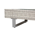 Outdoor Garden Set, Garden Lounge, Outdoor Sofa Set with Garden Table, Grey Rattan Garden Furniture - Borge' Group Limited
