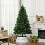 CHRISTMAS TREE -  Artificial Christmas Tree 180cm with 786 Branches, 2 Sections and Metal Base, Green
