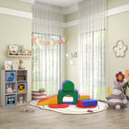 7-Block Playset for Children Ages 1-3 Years, Multi-Colour, PU and EPE, 170x130x40 cm