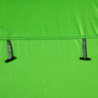 Outdoor Camping Shower Tent with Zippered Door, Storage Bag, and Hook, 126x124x189cm, Green
