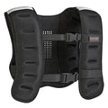 SPORTNOW Weighted Vest 10 kg with Adjustable Straps and Reflective Strips, in Neoprene and Sand, 43x33 cm, Black