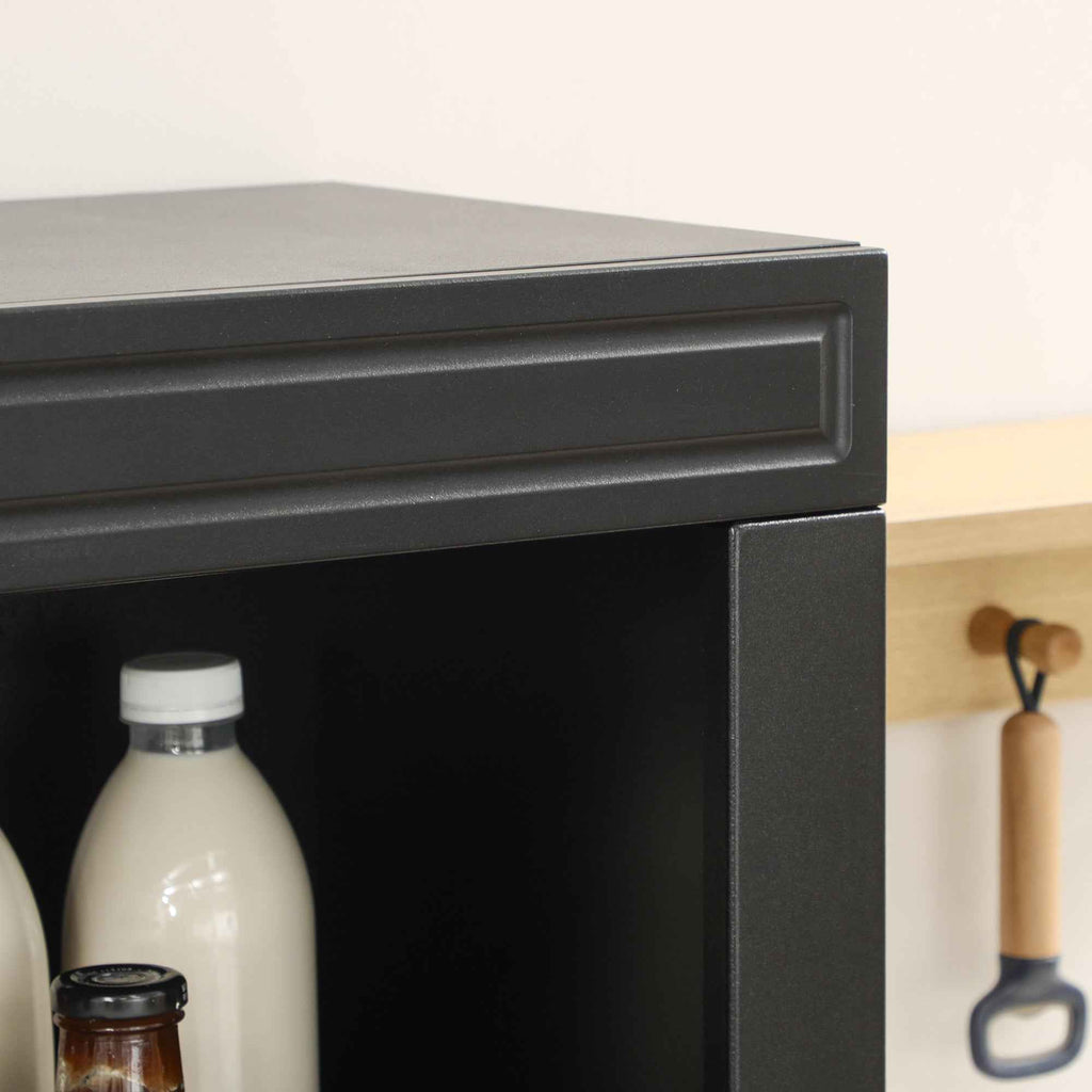 HOMCOM Wooden Kitchen Sideboard with Shelves and 2-Door Cabinet with Adjustable Shelves, 74.6x35.5x182.5cm