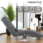 Massage Chair with 8 Vibration Points and Heating, 5 Modes, Timer and Remote Control, Grey