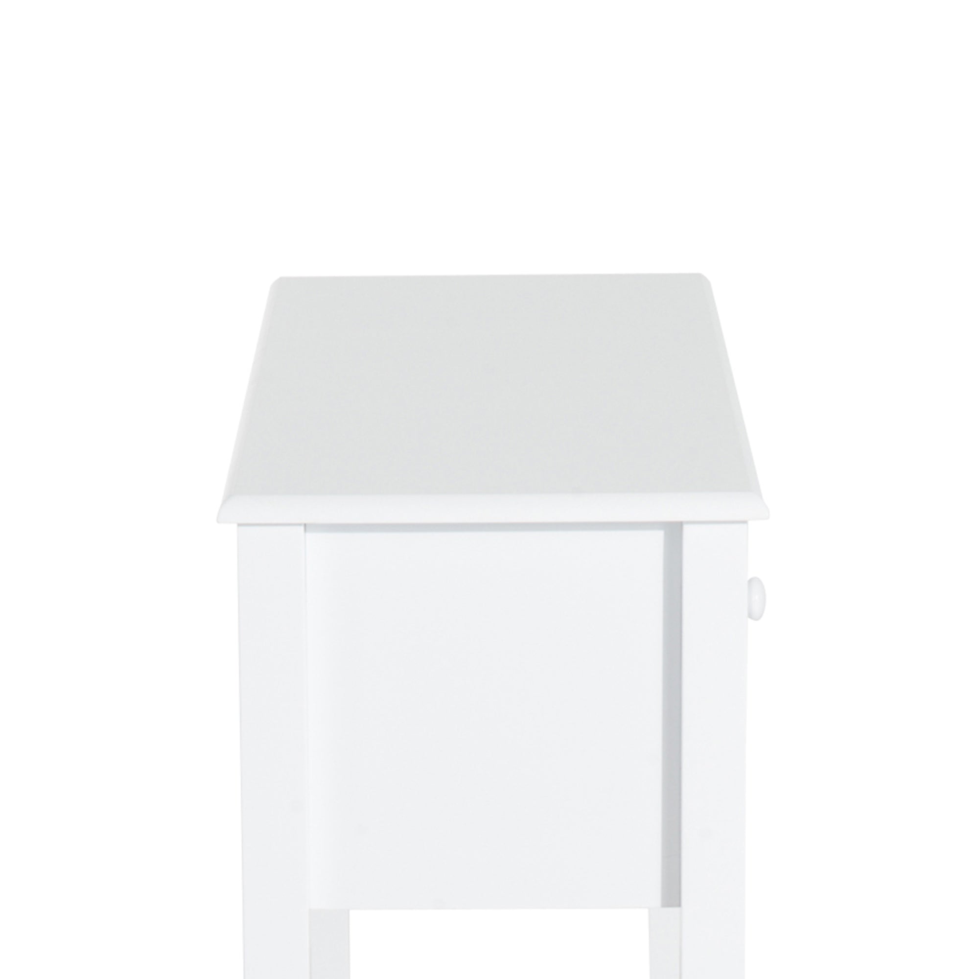 Modern MDF Entrance Console Table with 3 Drawers, 100x32x85 cm, White