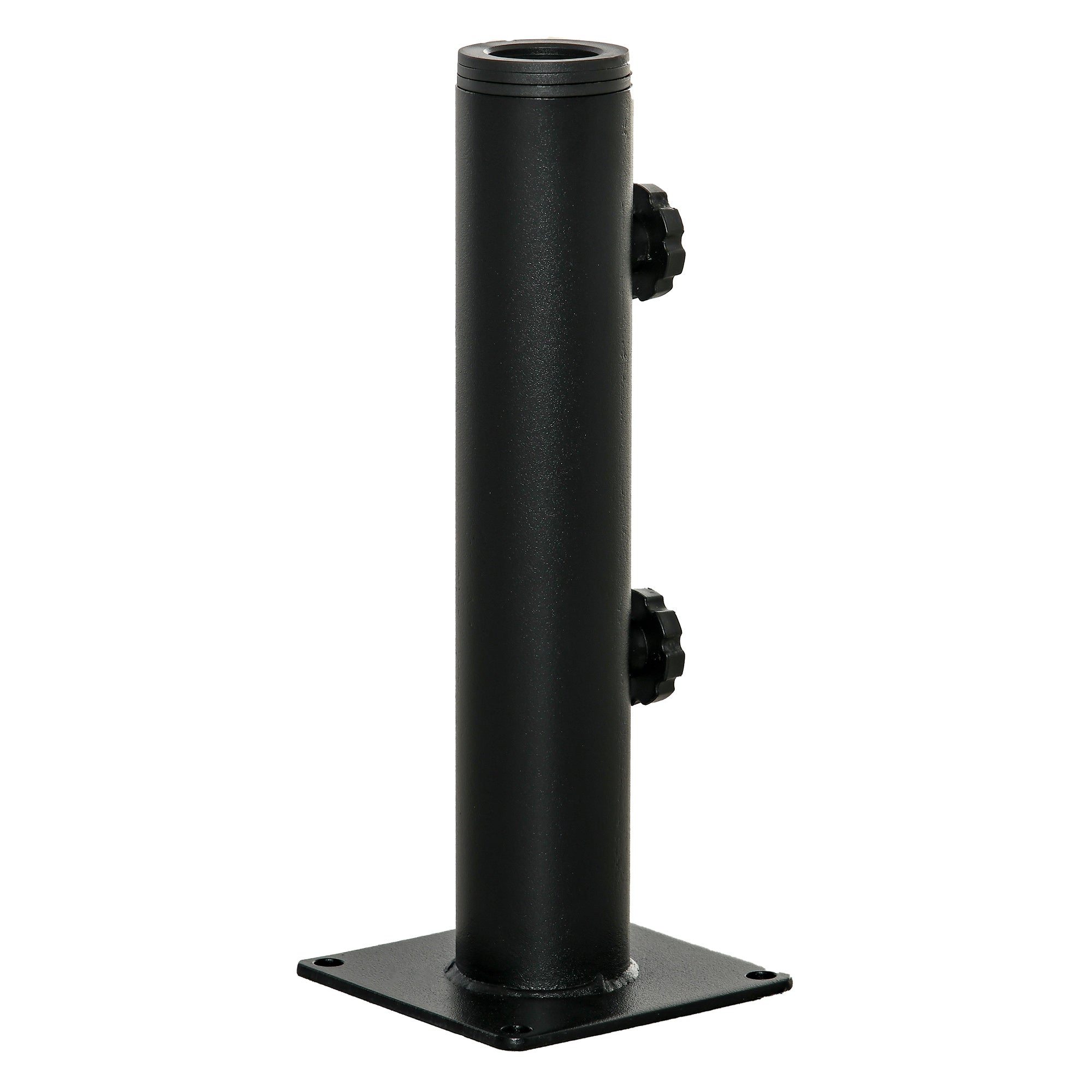 Outsunny Patio Umbrella Stand, Umbrella Base for Patio, Deck, Garden and Yard, Black