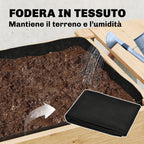 Outsunny 2-Tier Raised Garden Bed with Wooden Shelves, 119.5x102x76.5cm, Brown