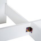 Extendable Dining Table, Folding Wooden Table 103×76×73.5cm White Oak