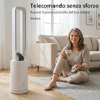 Evaporative Air Cooler with 15H Timer, 109.5 cm, White
