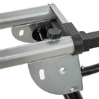 DURHAND Universal Extendable and Foldable Mitre Saw Stand, 150kg Capacity, Black and Silver