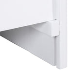 3-Step Dog Stairs with Non-Slip Mat and Storage Space, 40.5 x 44.5 x 38 cm, White