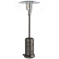 Outdoor Heater with Automatic Shut-Off and Wheels, 82x82x223 cm, Dark Brown