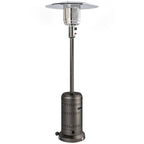 Outdoor Heater with Automatic Shut-Off and Wheels, 82x82x223 cm, Dark Brown