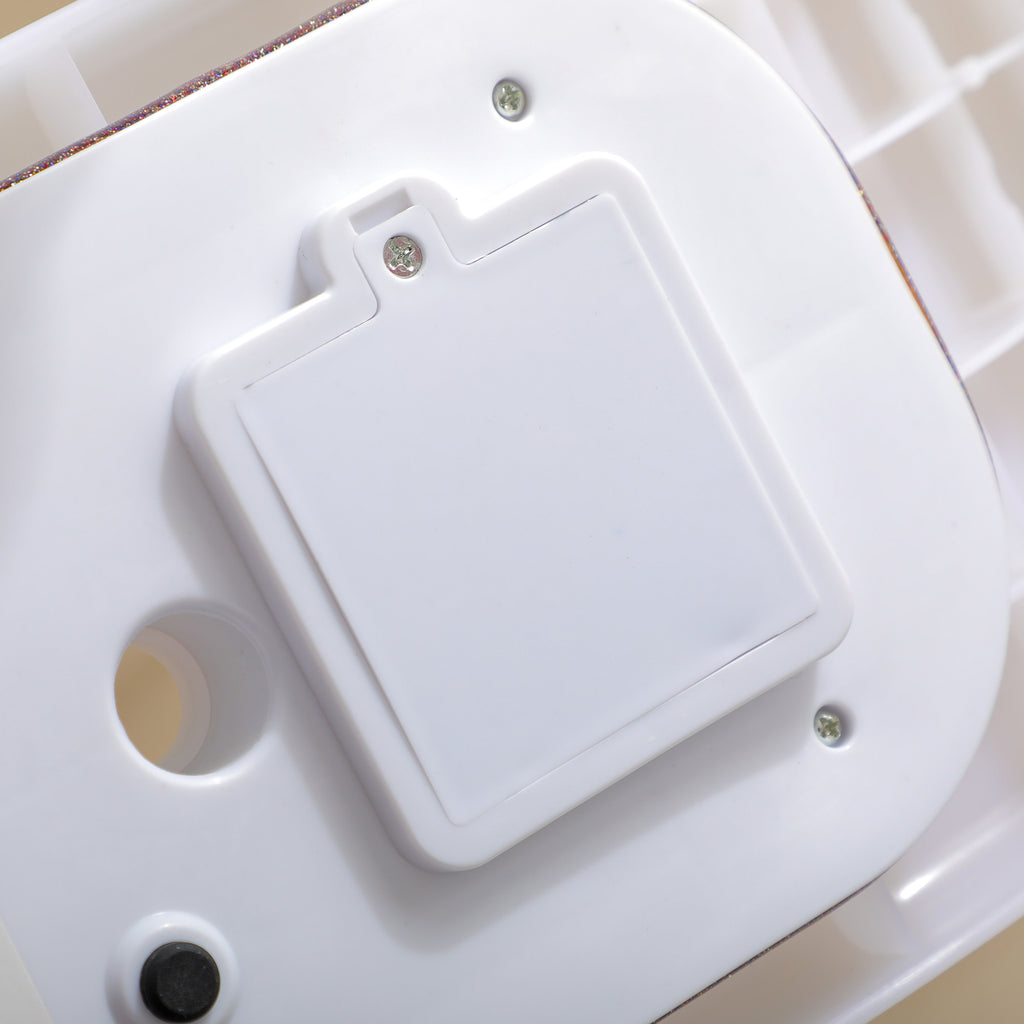 Baby Swing 9-36 Months in PP and PE with Adjustable Rope and LED Lights, 39x16.5x120-180 cm, White