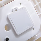 Baby Swing 9-36 Months in PP and PE with Adjustable Rope and LED Lights, 39x16.5x120-180 cm, White