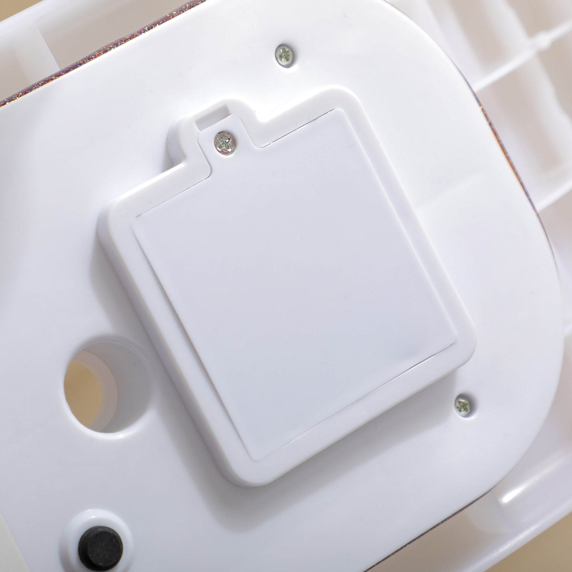 Baby Swing 9-36 Months in PP and PE with Adjustable Rope and LED Lights, 39x16.5x120-180 cm, White