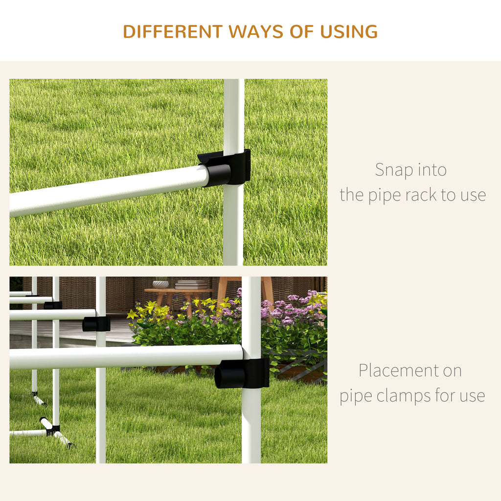 Set of 4 Agility Dog Training Hurdles with Carry Bag, Adjustable Horizontal Bar Height, 99x65x94cm