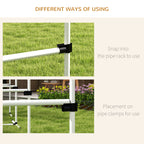 Set of 4 Agility Dog Training Hurdles with Carry Bag, Adjustable Horizontal Bar Height, 99x65x94cm