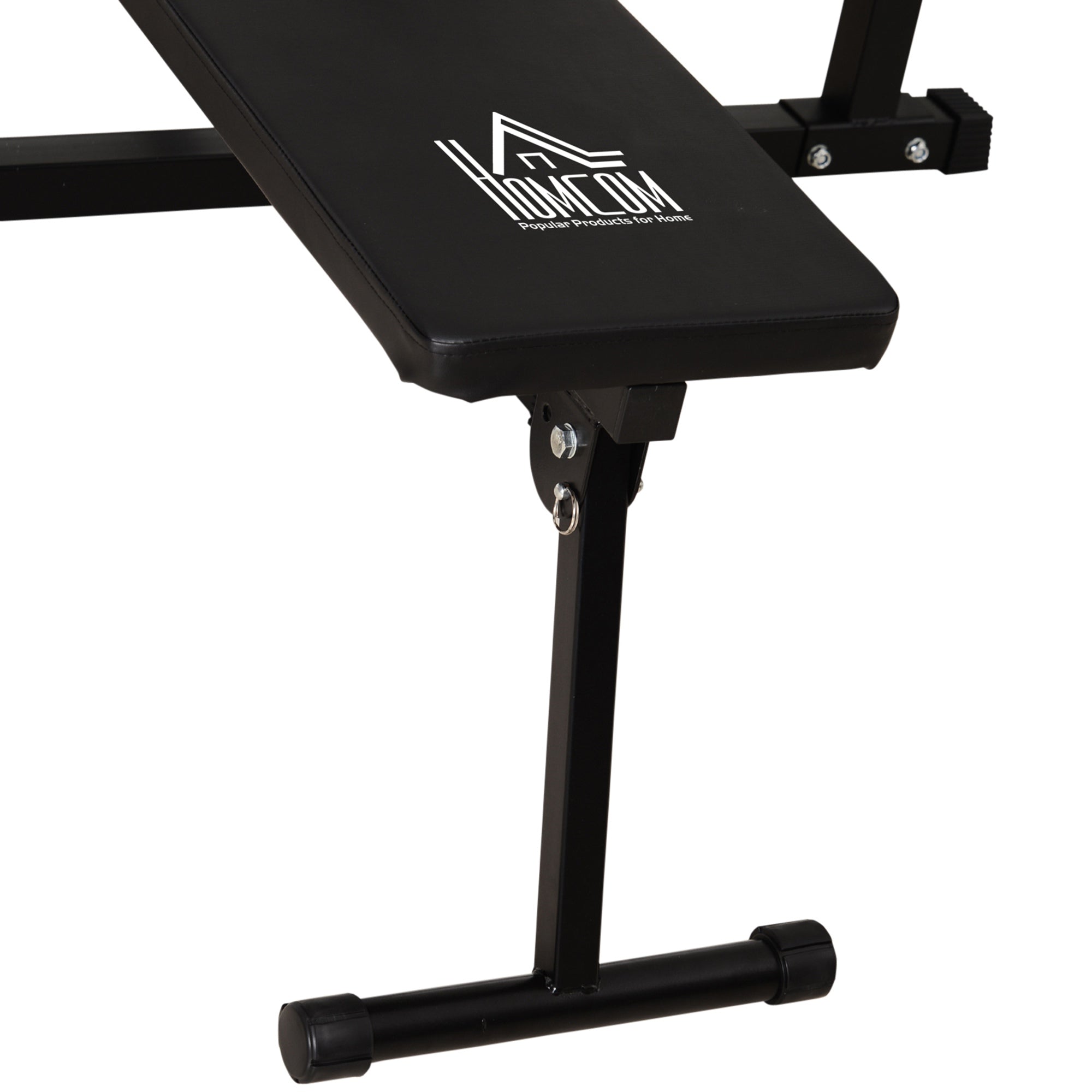 Power Tower with Bench and 20kg Punching Bag, Black Steel Multi-Purpose Station for Total Body Training