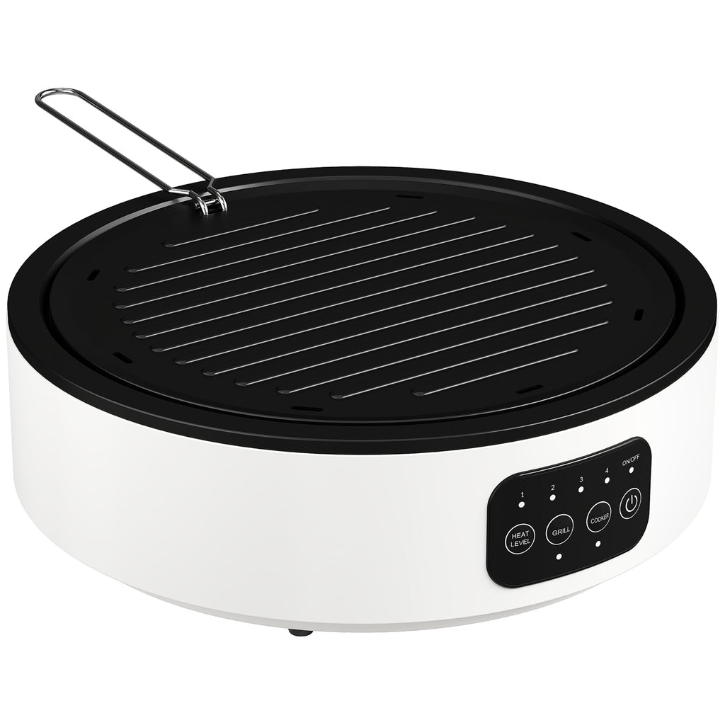Infrared Electric Hot Plate 2000W Electric Cooker with Ø30cm Grill