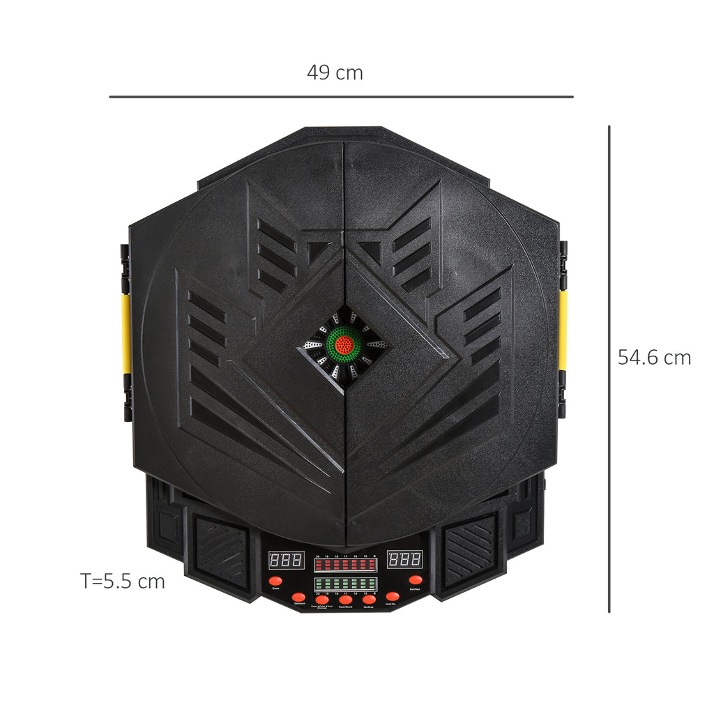 Digital Electronic Dartboard with 12 Darts for 8 Players, 27 Games and 216 Variations