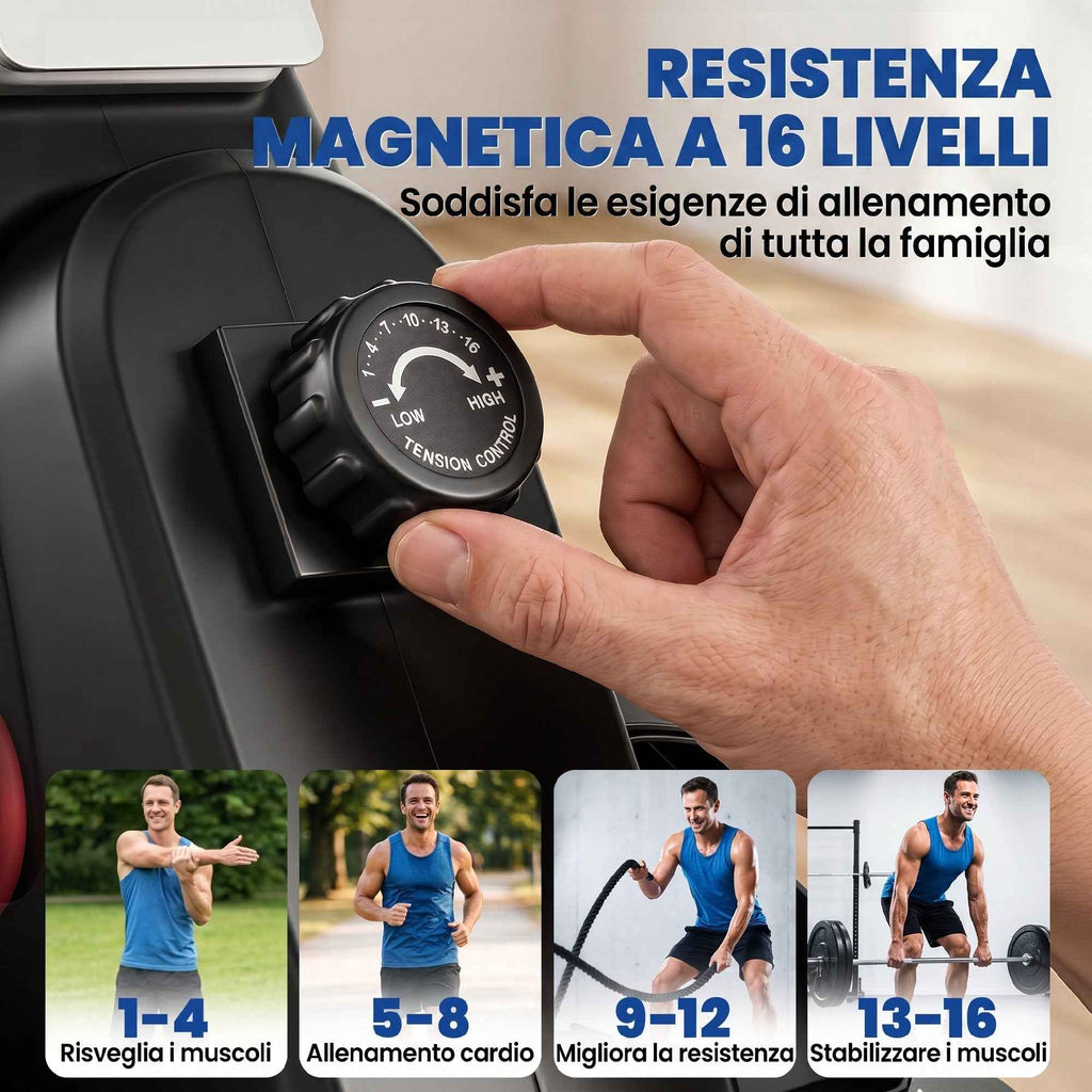 SPORTNOW Rowing Machine, 16 Levels Magnetic Resistance, Aluminum Track, Bluetooth, APP Compatible.