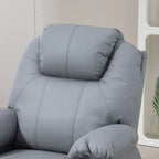 Lift Chair Reclining up to 135° with 8 Massage Points, Remote Control and Footrest, 88x99x106 cm, Grey