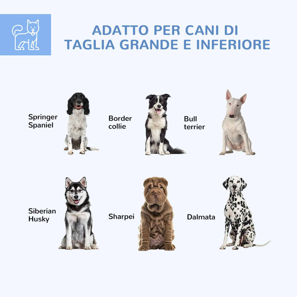 PawHut Large Dog Run with UV-Proof Oxford Fabric Roof, 2.1x1.85x1.5m, Silver and Gray - Borgè