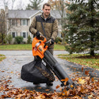 Outsunny 3-in-1 Leaf Blower, Vacuum, and Shredder 3000W, Lightweight