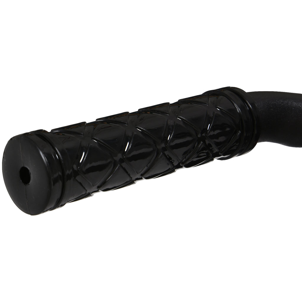 HOMCOM 2 in 1 Wall Pull-Up Bar with 3 Different Handles, Steel, 93.5x65x17 cm, Black - Borgè