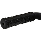 HOMCOM 2 in 1 Wall Pull-Up Bar with 3 Different Handles, Steel, 93.5x65x17 cm, Black - Borgè