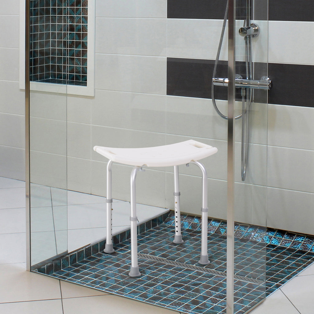 Shower Stool Seat Chair Bathroom, Non-Slip, Adjustable Height