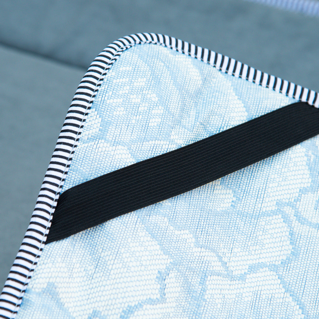 Folding and Padded Camping Cot with Storage Pocket, 188x64.5x53 cm, Light Gray