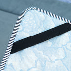 Folding and Padded Camping Cot with Storage Pocket, 188x64.5x53 cm, Light Gray