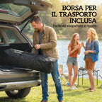 Outsunny 4x4m Folding Gazebo with 4 Side Mosquito Nets, Double Roof, and Sandbags, Khaki and Brown