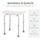 Shower Stool Seat Chair Bathroom, Non-Slip, Adjustable Height