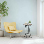 Outsunny Round Outdoor Coffee Table with Mosaic Ceramic Top, Metal, Ø35.5x53.5 cm, Multicolored