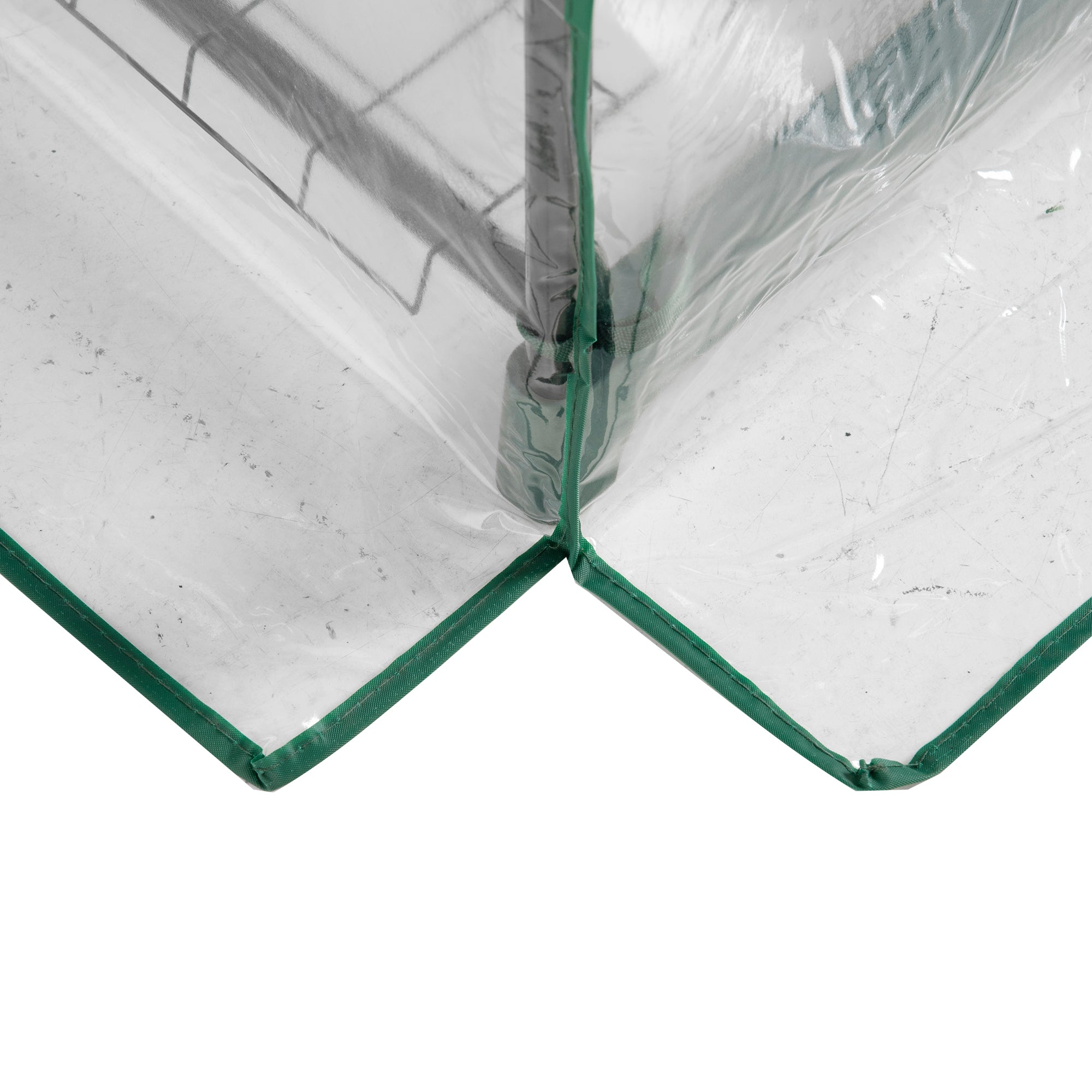 Outsunny 5-Tier Steel Mini Greenhouse for Garden and Terrace Plants with PVC Cover, 69x49x193 cm, Green