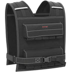 SPORTNOW Adjustable Weight Vest 20kg with 20 Weights, Vest with Reflective Strips, 50x40 cm, Black