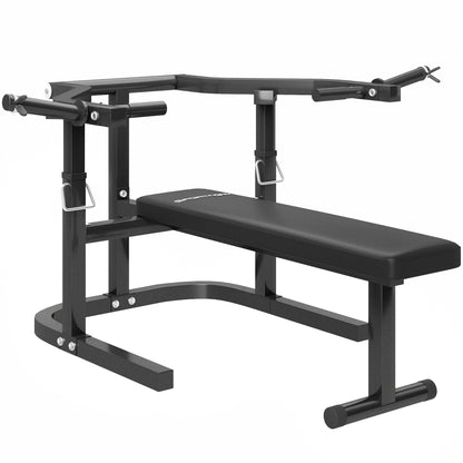 Adjustable Height Steel Chest Machine, 150x150x60-85 cm, Black