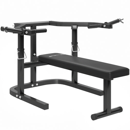 Adjustable Height Steel Chest Machine, 150x150x60-85 cm, Black