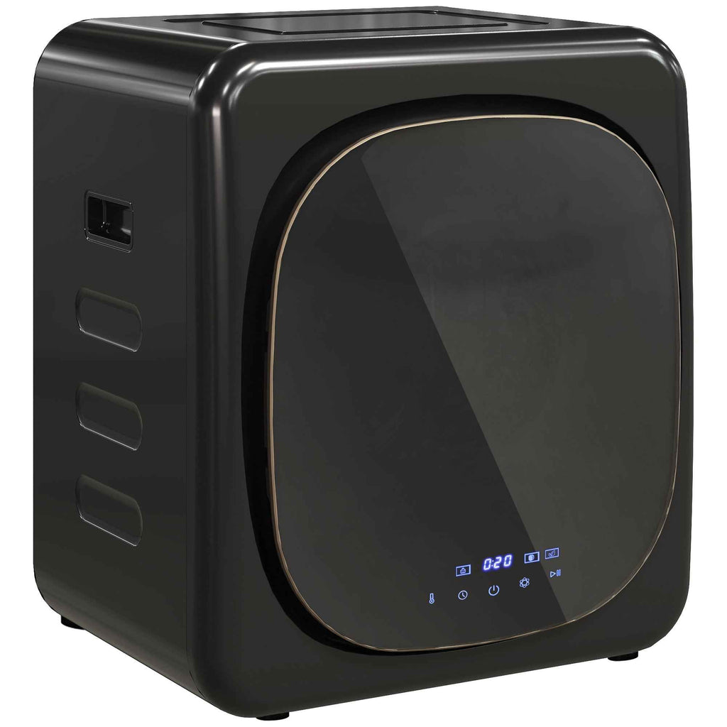 4kg Load Air Dryer with Timer and Smart Program, Stainless Steel and ABS, 48x40x56 cm, Black