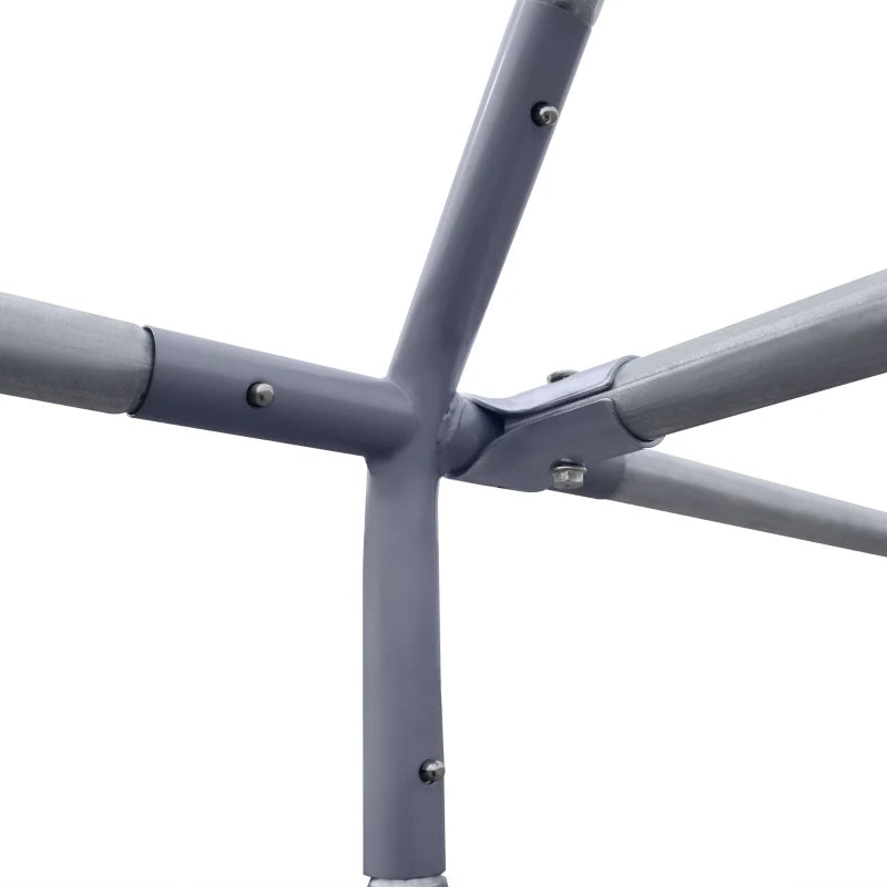 Chicken Run with Cover for 4-6 Chickens, Steel, 280x190x195 cm - Borge' Group Limited