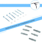 Punching Bag Stand Bracket with Pull Up Bar, 93x47x51cm, Black