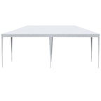 Garden Gazebo for Events with 4 Removable Walls with Windows, 5.8x2.9x2.5m, White