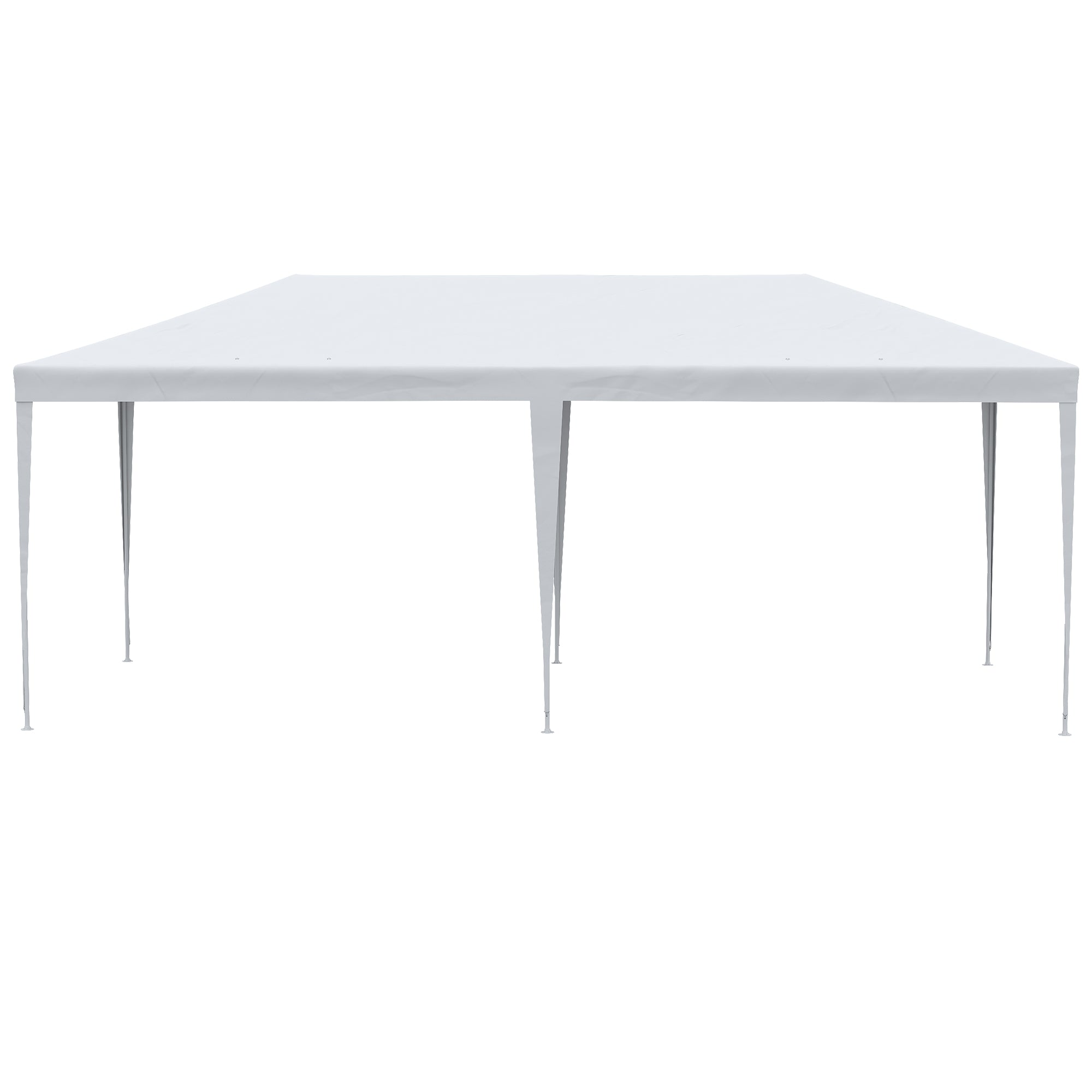 Garden Gazebo for Events with 4 Removable Walls with Windows, 5.8x2.9x2.5m, White