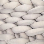 COZZY | Round Raised Washable Dog and Cat Bed in PP Cotton, Padded Cushion, Φ50x19cm, Grey - Borge' Group Limited