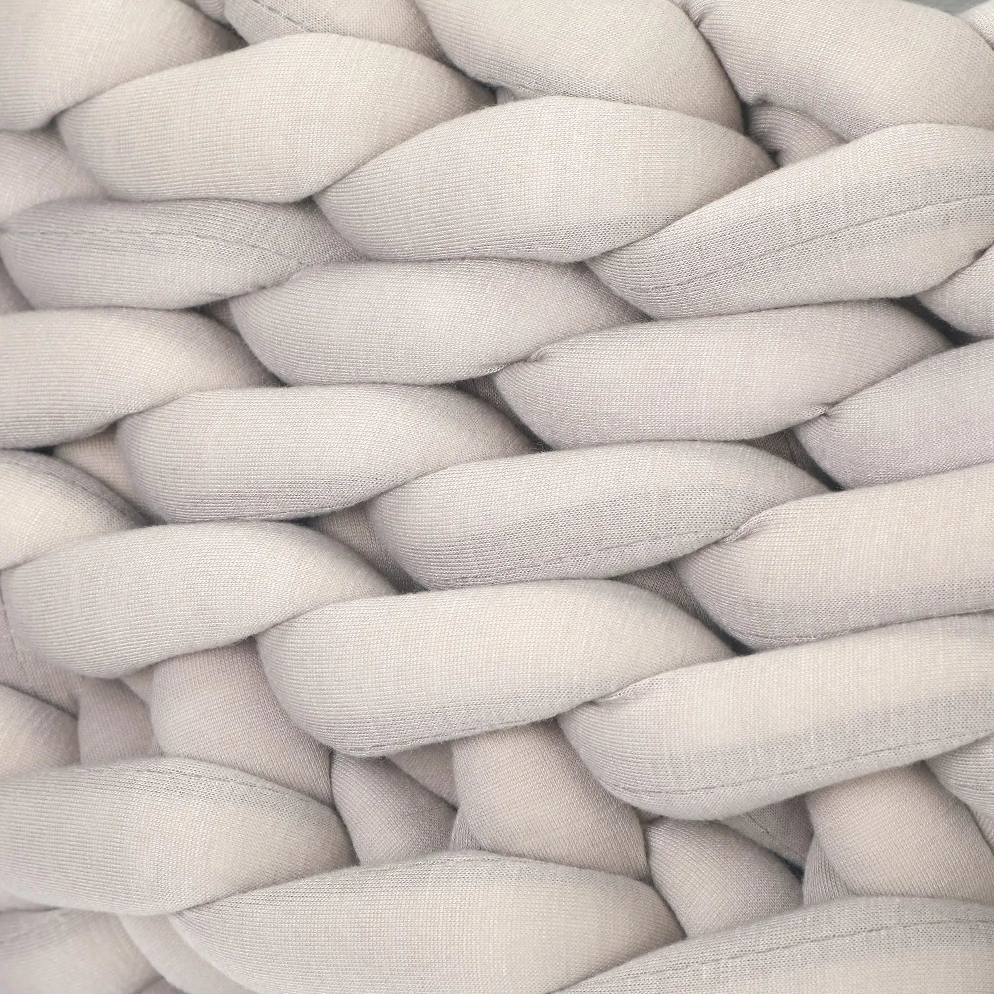 COZZY | Round Raised Washable Dog and Cat Bed in PP Cotton, Padded Cushion, Φ50x19cm, Grey - Borge' Group Limited