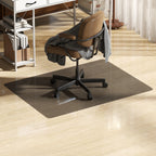 120x90cm Transparent Black Plastic Floor Protector for Office Chairs